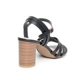 Giày sandal nữ cao gót 7cm Hanatabi quai đan mũi vuông hậu c đế TA bigsize (35-41) mã HNSDG7F1132