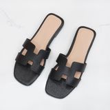 Dép nữ chữ H đế cao 1cm mã HNDE1F615 (Size 36 -> 39)