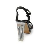 Sandal nữ quai kim tuyến gót mica cao 12cm hậu c mã HNSDH12F483 ( Size 35 -> 39)