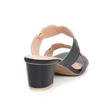 dép nữ cao gót 5cm Hanatabi quai nhị mũi vuông đế TA cao cấp bigsize (35-41) mã HNDE5F1001