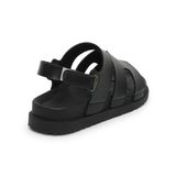 Sandal nữ Hanatabi 2 lớp quai chứ H may liền đế cao 3cm mã HNSDX3F824 (Size 35 -> 39)