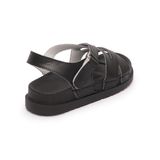 Sandal nữ Hanatabi 2 lớp quai ngang may liền đế cao 3cm mã HNSD3F794 ( Size 35 -> 39)