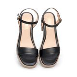 giày sandal nữ đế PU siêu nhẹ cao 7cm Hanatabi quai ngang hậu c (35-39) mã HNSDG7F957