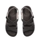 Sandal nữ Hanatabi 2 lớp quai ngang may liền đế cao 3cm mã HNSD3F794 ( Size 35 -> 39)