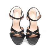 giày sandal nữ cao gót 7cm Hanatabi quai chéo hậu c đế TA bigsize (35-41) mã HNSDG7F1058