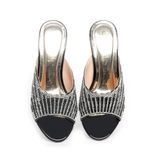 dép nữ cao gót 5cm Hanatabi quai ngang đính đá đế TA cao cấp bigsize (35-41) mã HNDE5F1012