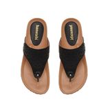 Dép kẹp nữ Hanatabi đế xuồng cao 4cm mã HNDEK4F840 (Size 35 -> 39)