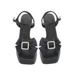 Sandal Nữ Nơ Khoá Gót Nhọn Cao 9cm Hậu C Mã HNSDG10F650 ( Size 35 -> 39)