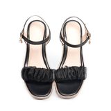 giày sandal nữ đế PU siêu nhẹ cao 7cm Hanatabi quai lưới bèo hậu c (35-39) mã HNSDG7F1005