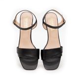 giày sandal nữ cao gót 7cm Hanatabi quai 1 xếp mũi vuông hậu c đế TA bigsize (35-41) mã HNSDG7F934