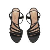 giày Sandal Nữ Đế Xuồng Pu Siêu Nhẹ Cao 9cm Hanatabi Quai Ngang Hậu Thun (35-39) Mã HNSDX9F838