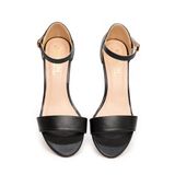 giày sandal nữ cao gót 7cm Hanatabi quai ngang chụp hậu đế TA bigsize (35-41) mã HNSDG7F1063