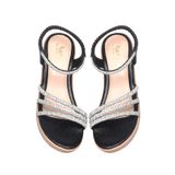 Giày Sandal Nữ Đế PU Siêu Nhẹ Cao 5cm Hanatabi Quai Ngang Hậu Thun (35-40) Mã HNSD5F1173