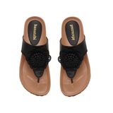 Dép kẹp nữ Hanatabi khoá bông đế xuồng cao 4cm mã HNDEK4F839 (Size 35 -> 39)