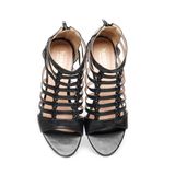 giày sandal nữ cao gót 7cm Hanatabi quai xương cá khóa kéo đế TA bigsize (35-41) mã HNSDK7F1100