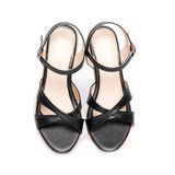 Sandal nữ Hanatabi quai chéo đế xuồng siêu nhẹ cao 7cm hậu c mã HNSDX7F999 (Size 35 -> 39)