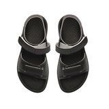 Sandal nữ Hanatabi 2 lớp quai ngang xé may liền đế cao 2cm mã HNSDX2F804 (Size 35 -> 39)