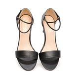 giày sandal nữ cao gót 7cm Hanatabi quai ngang hậu xé đế TA bigsize (35-41) mã HNSDX7F953