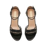 Sandal nữ hanatabi quai thắt bím gót vuông cao 5cm hậu xé mã HNSDX5F868 ( Size 35 -> 39)