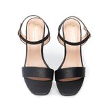 giày sandal nữ cao gót 7cm Hanatabi quai ngang mũi vuông hậu c đế TA bigsize (35-41) mã HNSDG7F1033