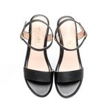 Giày sandal nữ đế PU siêu nhẹ cao 5cm Hanatabi quai ngang hậu c bigsize (35-42) mã HNSDG5F1141