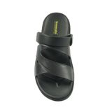 Sandal (dép) da nam quai may sẵn đế cao 1cm mã HNSDDA661 ( Size 39 -> 43)