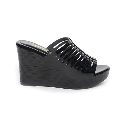 Dép nữ đế xuồng PU siêu nhẹ cao 9cm Hanatabi quai xương cá (35-39) mã HNDE9FX121