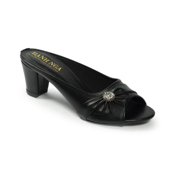 Dép nữ Hanatabi nơ có khoá gót cao 5cm mã HNSB5F710 (Size 36 -> 40)