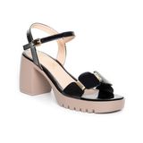 Sandal nữ Hanatabi quai ngang có khóa đế Pu siêu nhẹ cao 7cm hậu c mã HNSDG7F1000 (Size 35 -> 39)