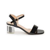 giày sandal nữ cao gót mika 5cm Hanatabi quai ngang mũi vuông đế TA bigsize (35-41) mã HNSDG869