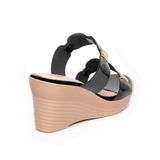 Dép nữ đế xuồng PU siêu nhẹ cao 7cm Hanatabi quai nhị (35-39) mã HNDE7F993