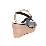 giày sandal nữ đế xuồng Pu siêu nhẹ cao 7cm Hanatabi quai ngang hậu c (35-39) mã HNSDX7F990