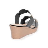 Dép nữ đế xuồng PU siêu nhẹ cao 5cm Hanatabi quai nhị (35-39) mã HNDE6F991