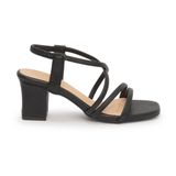 giày sandal nữ cao gót 5cm Hanatabi quai chéo mũi vuông hậu c đế TA bigsize (35-41) mã HNSDT5F776