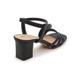 Giày Sandal Nữ Cao Gót 5cm Hanatabi Quai Ngang Mũi Vuông Hậu Thun Đế TA Bigsize (35-41) Mã HNSDT5F854
