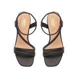 giày sandal nữ cao gót 5cm Hanatabi quai ngang mũi vuông hậu thun đế TA bigsize (35-41) mã HNSDT5F777