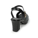 Sandal nữ quai ba dây gót vuông cao 5cm hậu c mã HNSD3FG330 ( Size 35 -> 39)