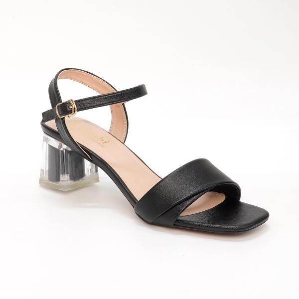 giày sandal nữ cao gót mika 5cm Hanatabi quai 1 xếp mũi vuông đế TA bigsize (35-41) mã HNSDG5F867