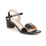 giày sandal nữ cao gót 5cm Hanatabi quai ngang mũi vuông hậu c đế TA bigsize (35-41) mã HNSDG5F997