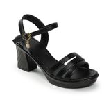 Sandal nữ quai ba dây gót vuông cao 5cm hậu c mã HNSD3FG330 ( Size 35 -> 39)