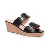 Dép nữ đế xuồng PU siêu nhẹ cao 5cm Hanatabi quai nhị (35-39) mã HNDE6F991