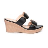 Dép nữ đế xuồng PU siêu nhẹ cao 7cm Hanatabi quai nhị (35-39) mã HNDE7F993