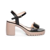giày sandal nữ đế PU siêu nhẹ cao 7cm Hanatabi quai ngang hậu c (35-39) mã HNSDG7F1000