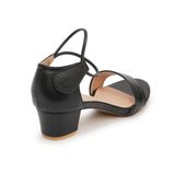 giày sandal nữ gót cao 3cm Hanatabi quai ngang hậu chụp đế TA bigsize (35-41) mã HNSDX3F592