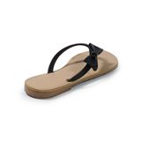 Dép kẹp nơ nữ đế cao 1 cm  mã HNDEK1F175 ( Size 35 -> 39)