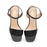 giày sandal nữ cao gót 5cm Hanatabi quai ngang mũi vuông hậu C đế TA bigsize (35-41) mã HNSDG5F871