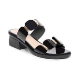 dép nữ đế PU siêu nhẹ cao 5cm Hanatabi quai nhị có khóa bigsize (35-42) mã HNDE3F780