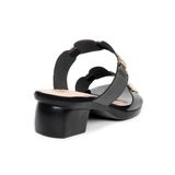 dép nữ đế PU siêu nhẹ cao 5cm Hanatabi quai nhị có khóa bigsize (35-42) mã HNDE3F780