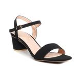 giày sandal nữ cao gót 5cm Hanatabi quai ngang mũi vuông hậu C đế TA bigsize (35-41) mã HNSDG5F871