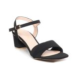 giày sandal nữ cao gót 5cm Hanatabi quai xếp mũi vuông hậu C đế TA bigsize (35-41) mã HNSDG5F864